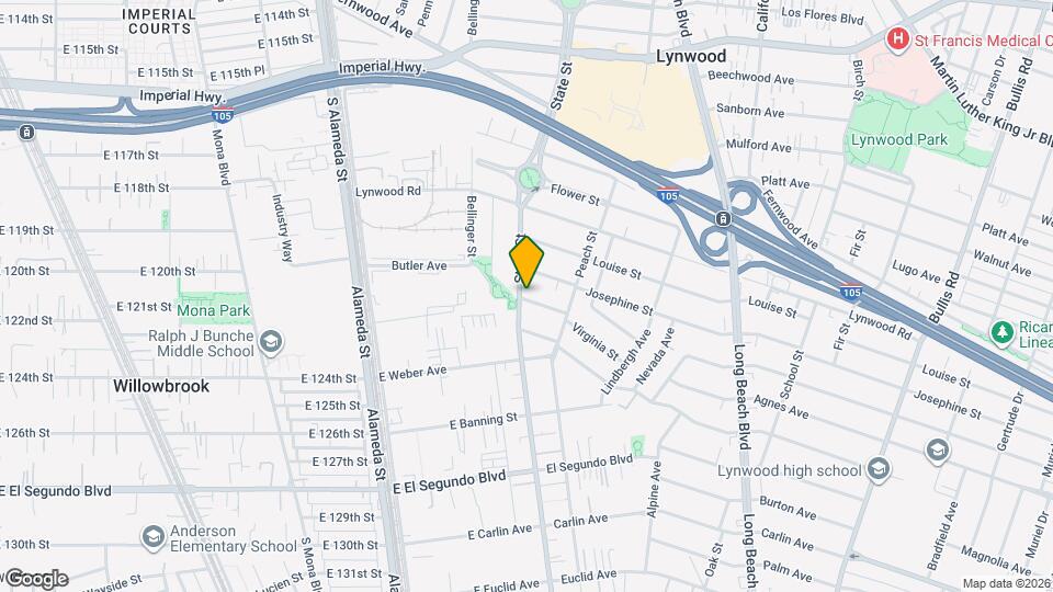 11828 State St Mapa y Detalles de la Ubicación