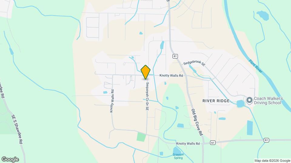 9908 Sequoyah Cv Dr SE Map and Location Details