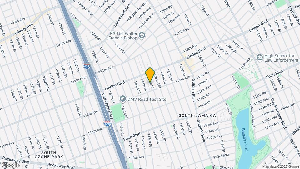 11440 145th St, Unit 1 Bedroom Apartment Map and Location Details