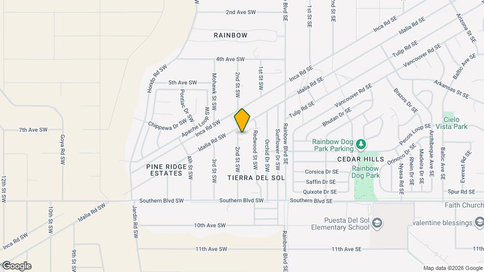 129 Redwood Pl SW Map and Location Details