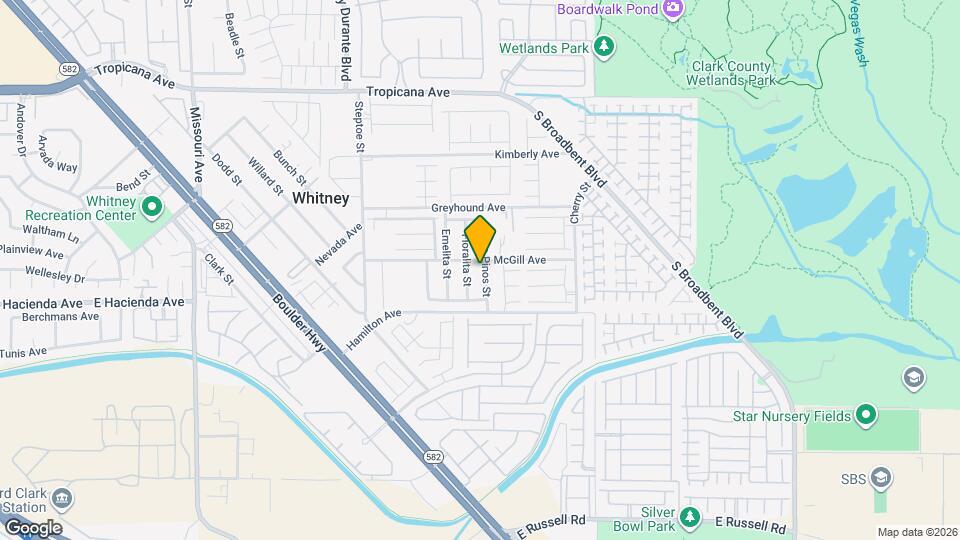 5243 Los Pinos St Map and Location Details