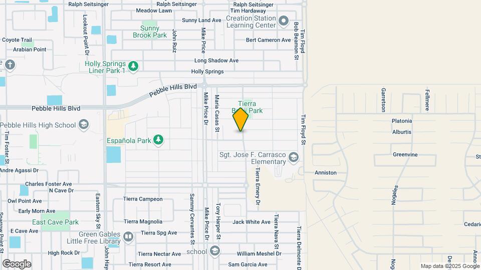 2809 Tierra Garden Dr Map and Location Details