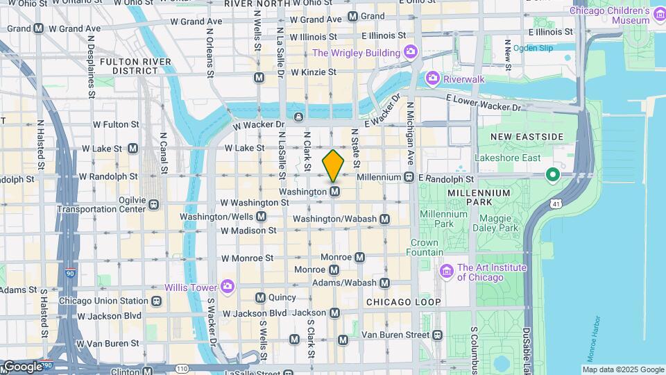 125 N Dearborn St Map and Location Details