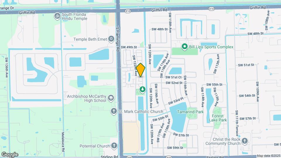 12162 SW 51st Pl Map and Location Details