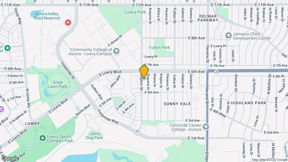 550 Dayton St Mapa y Detalles de la Ubicación