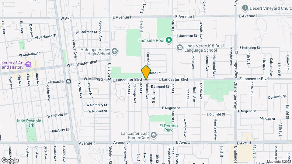 314-332 E Lancaster Blvd Map and Location Details