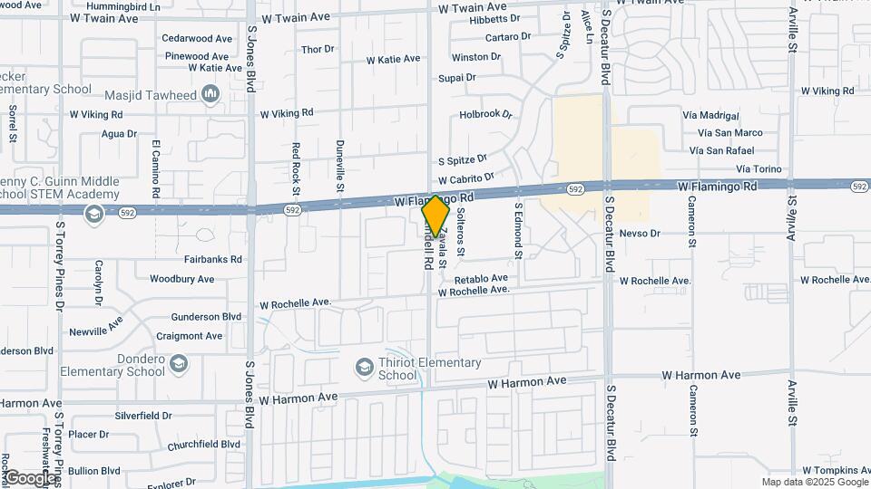 4193 Zavala St Map and Location Details