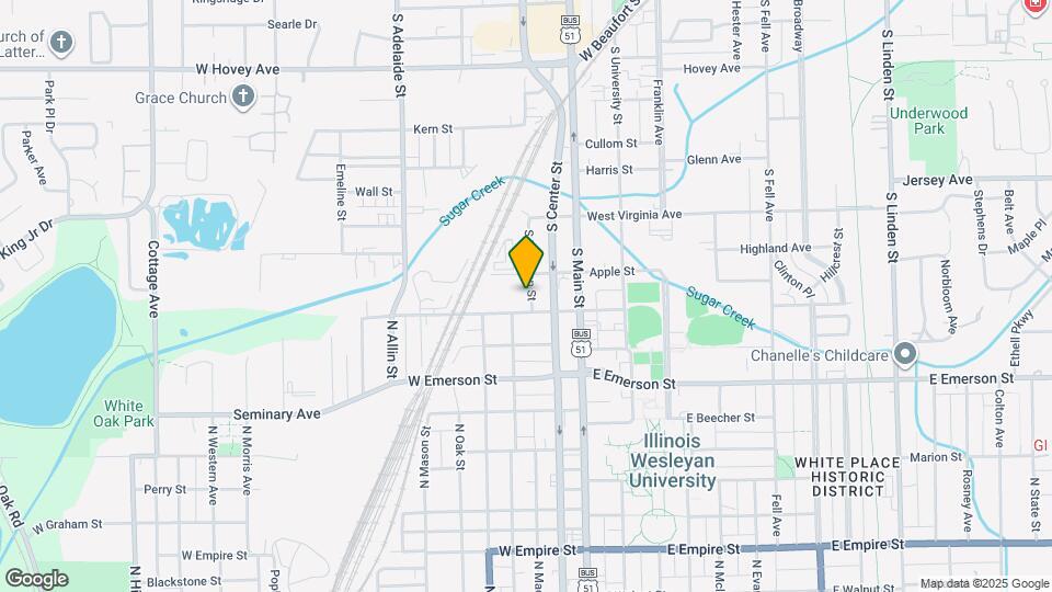 1407 S Madison St Map and Location Details