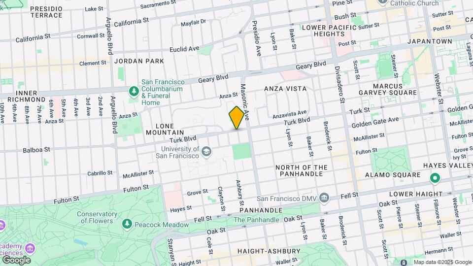 2401-2403 Turk Blvd Map and Location Details