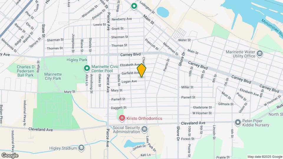 1408 Logan Ave Map and Location Details