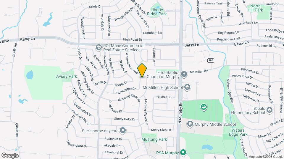 822 Shadybrook Dr Map and Location Details