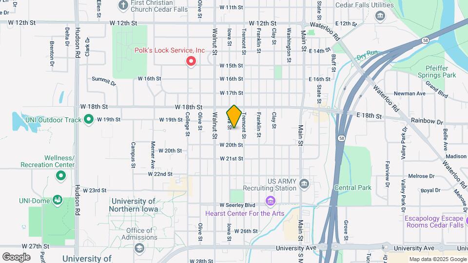 1918 Iowa St Map and Location Details