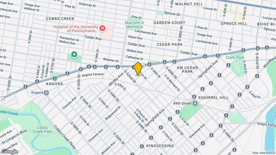 5219 Upland St Map and Location Details