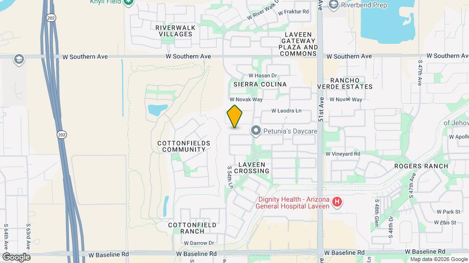 5432 W Apollo Rd Map and Location Details