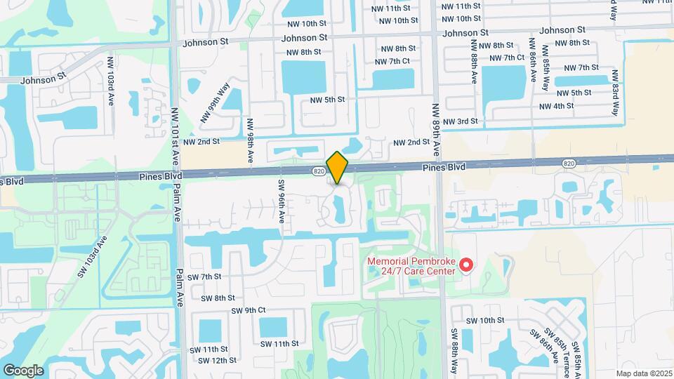 9491 Palm Cir N Map and Location Details