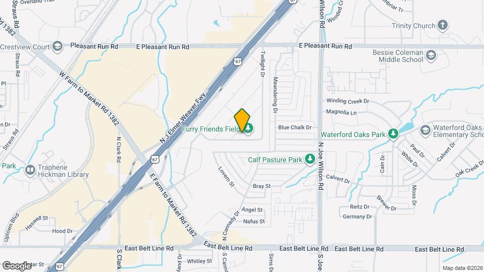 607 Springtime Dr Map and Location Details