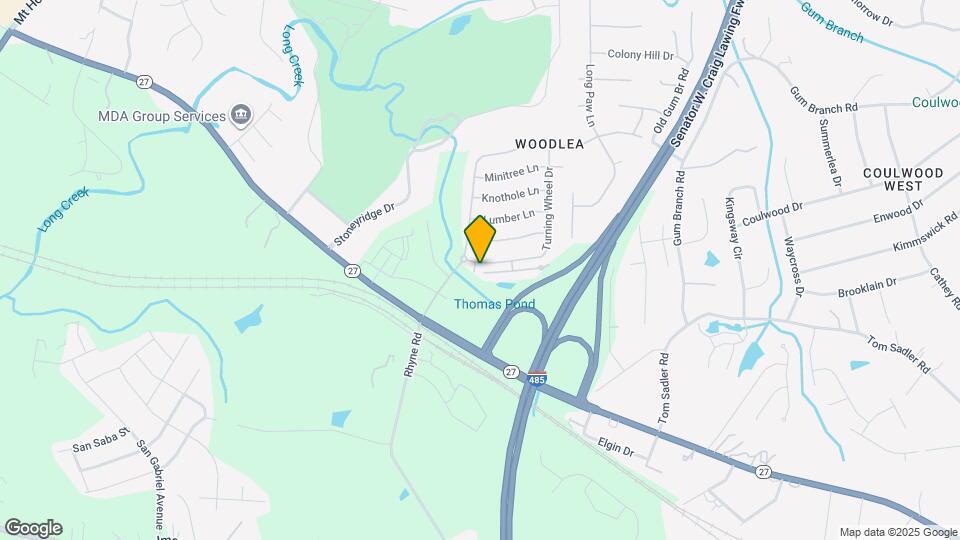 2713 Grain Mill Ln Map and Location Details