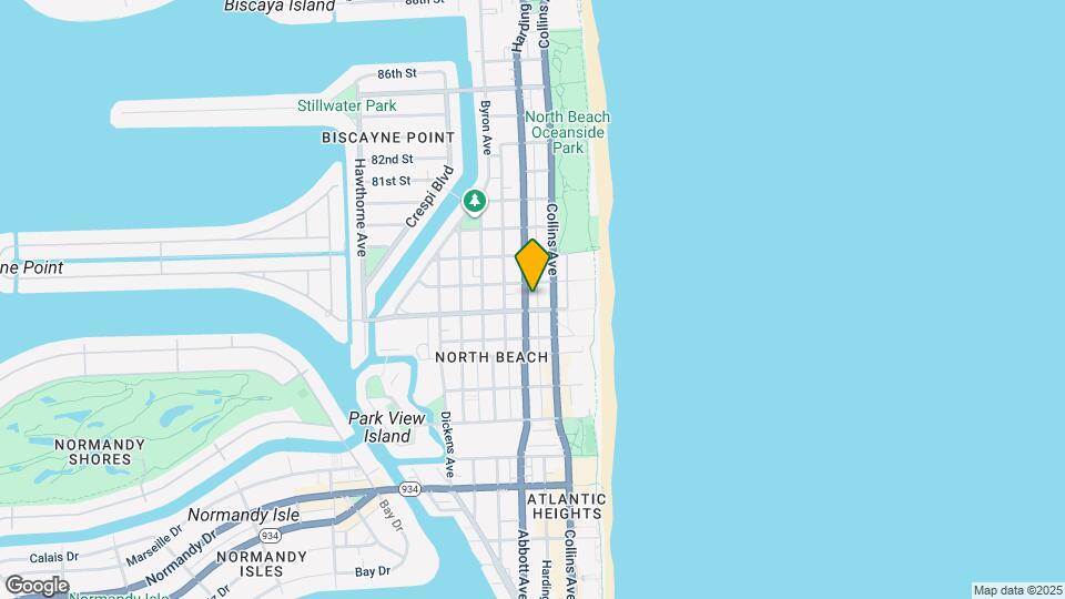 7721 Harding Ave Mapa y Detalles de la Ubicación