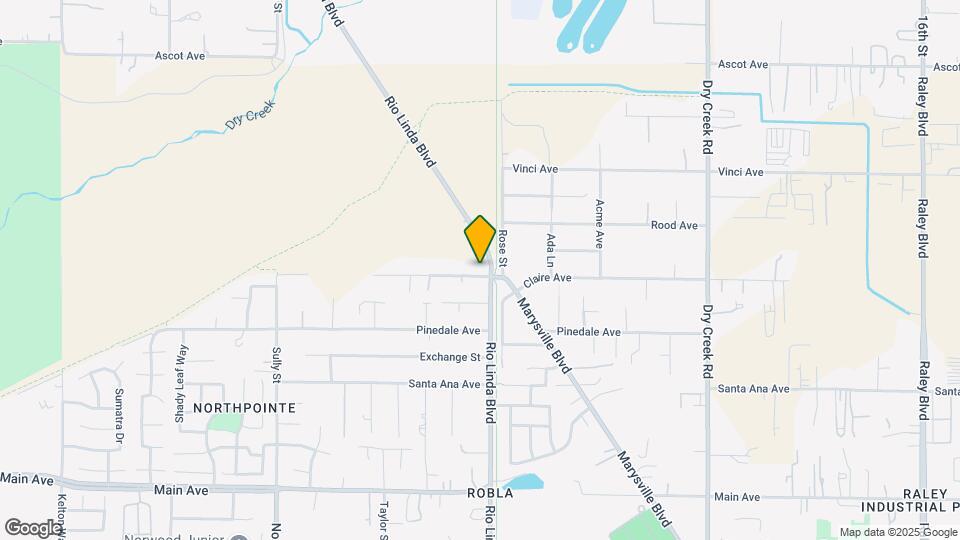 741 Claire Ave Map and Location Details