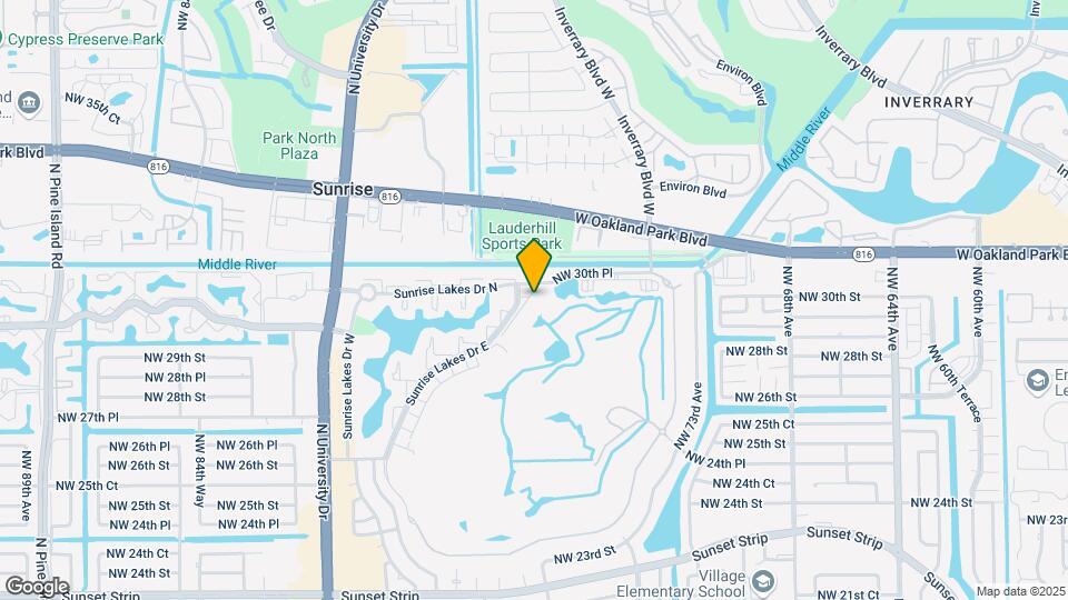 7502 NW 30th Pl-Unit -417 Map and Location Details