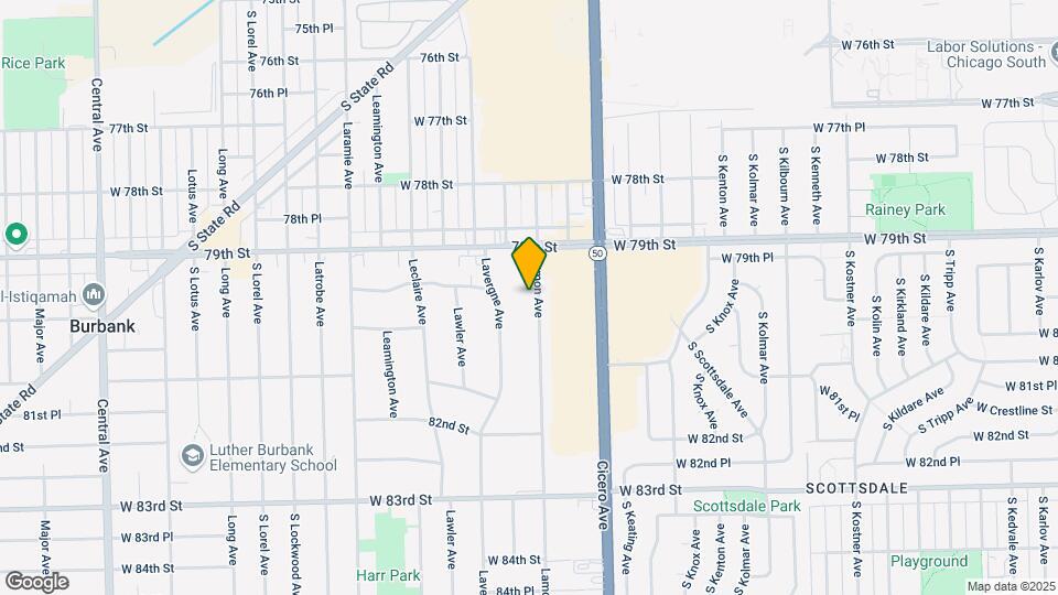 7944 Lamon Ave Map and Location Details