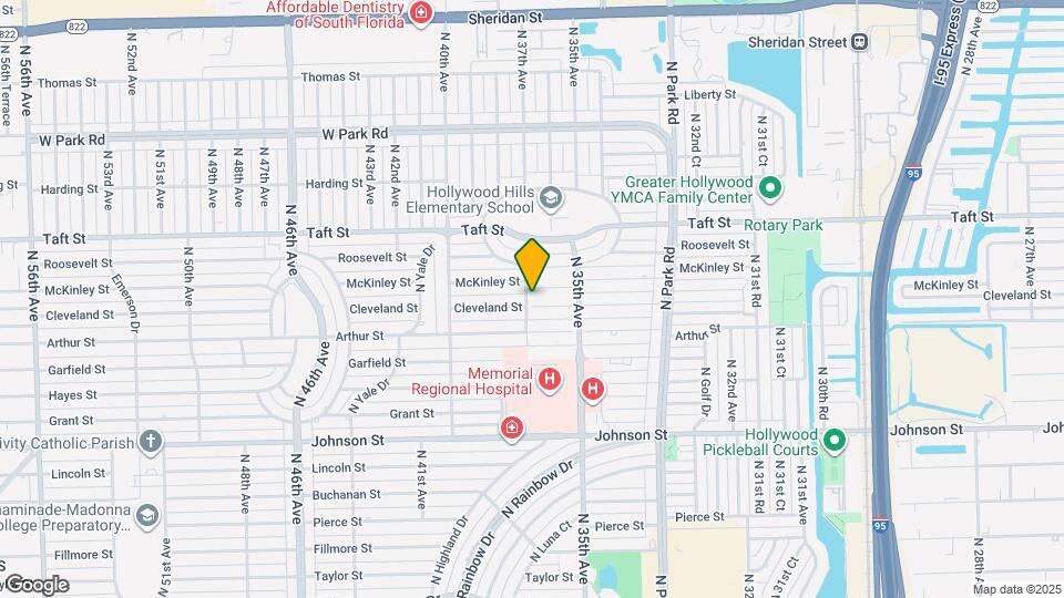 3617 Cleveland St Map and Location Details