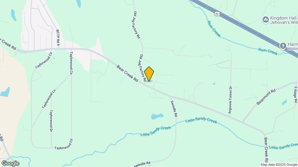 2410 Bear Creek Rd Map and Location Details