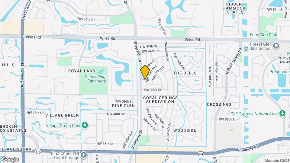 4108 NW 79th Ave Map and Location Details