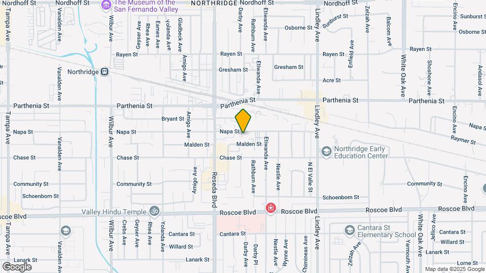 18356 Napa St Mapa y Detalles de la Ubicación