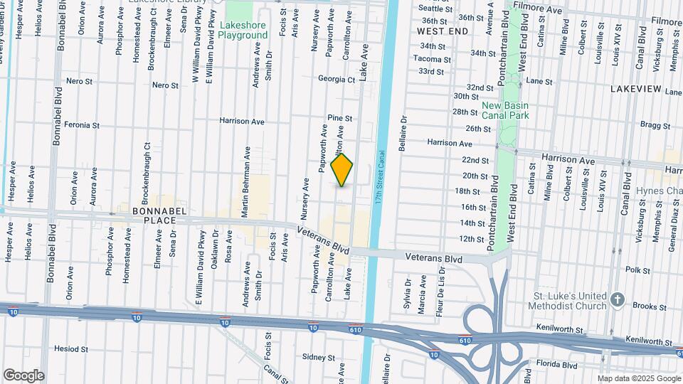 1017 Carrollton Ave Map and Location Details