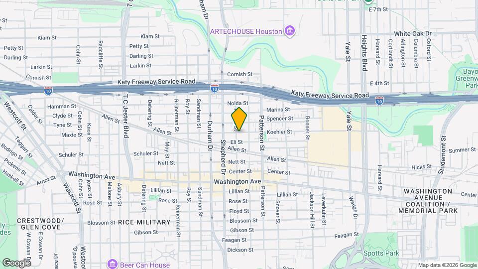 4621 Maxie St Map and Location Details