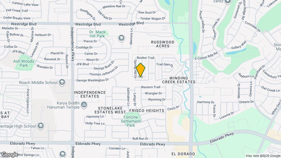 12723 Ridge Spring Dr Map and Location Details