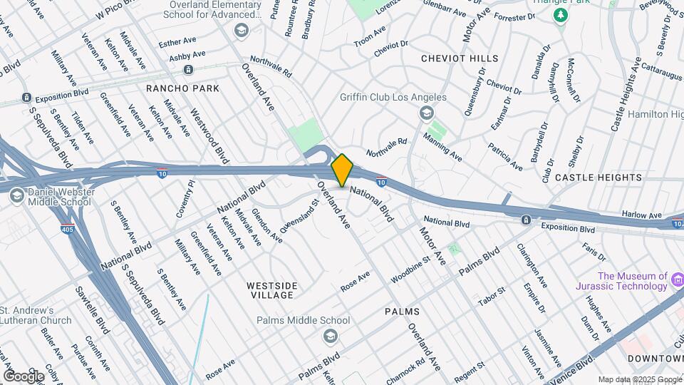 10594 National Blvd Mapa y Detalles de la Ubicación
