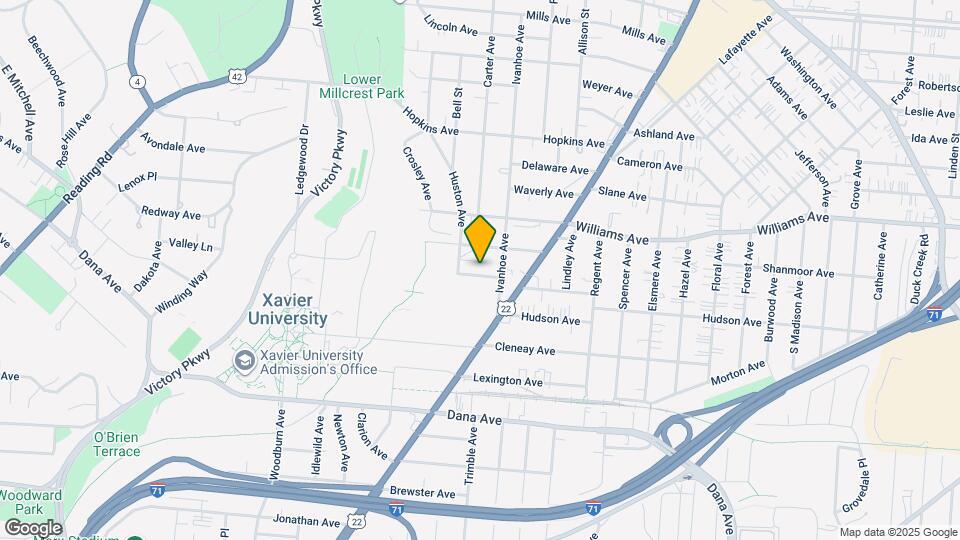 1818 Wayland Ave Map and Location Details