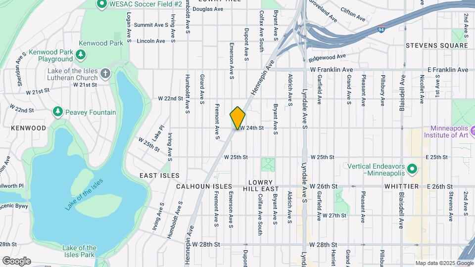 2405 Hennepin Ave Map and Location Details