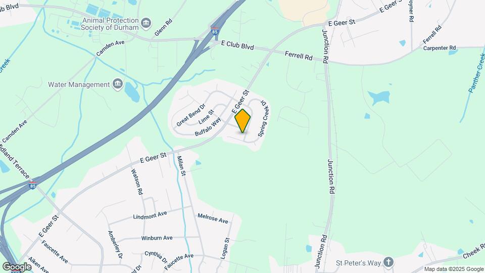 1915 Spring Creek Dr Map and Location Details