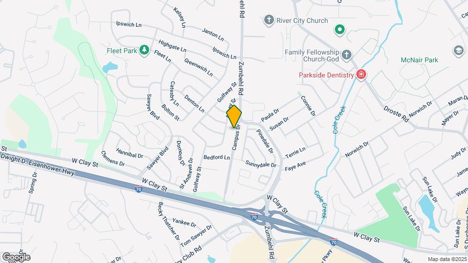 2265 Campus Dr Map and Location Details