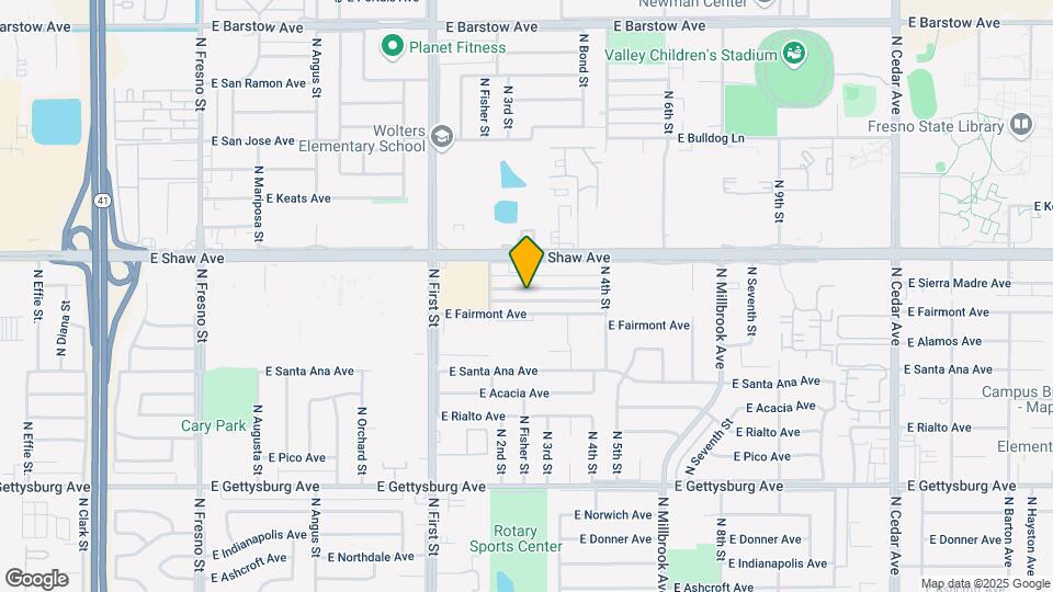 3332 E Sierra Madre Ave Map and Location Details