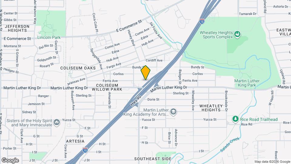 342 Ferris Ave Map and Location Details