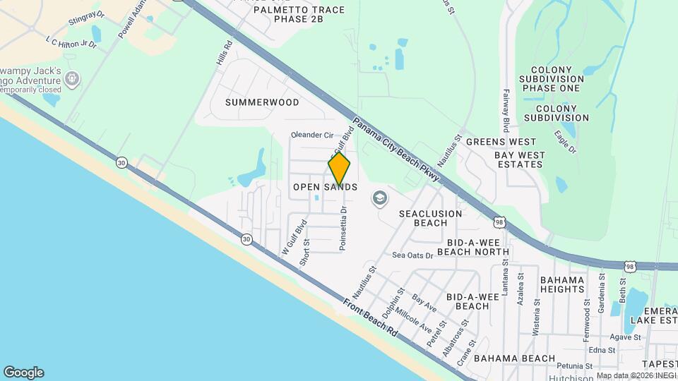 208 Poinsettia Dr Map and Location Details