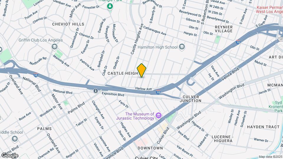 3321 Oakhurst Ave Mapa y Detalles de la Ubicación