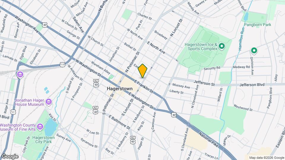 115 N Locust St Mapa y Detalles de la Ubicación