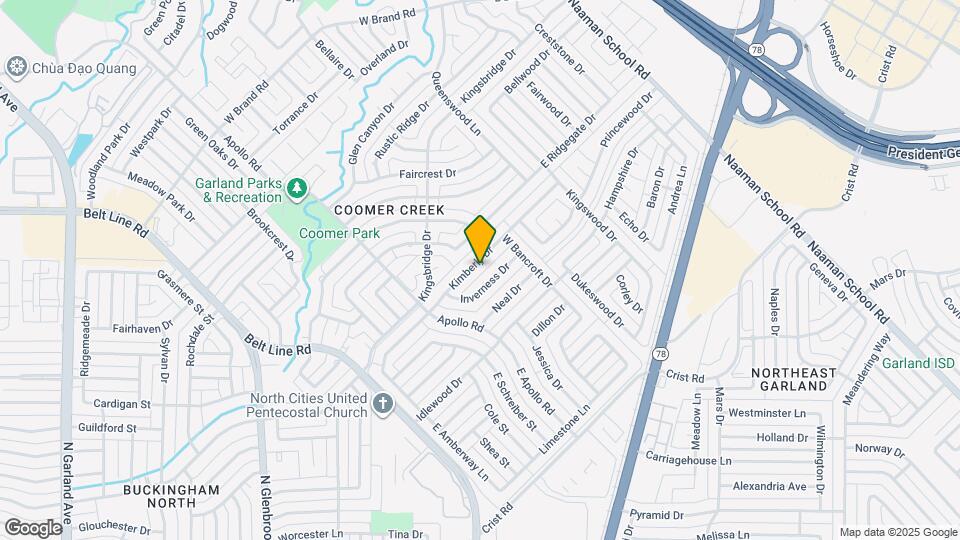 2502 Kimberly Dr Map and Location Details