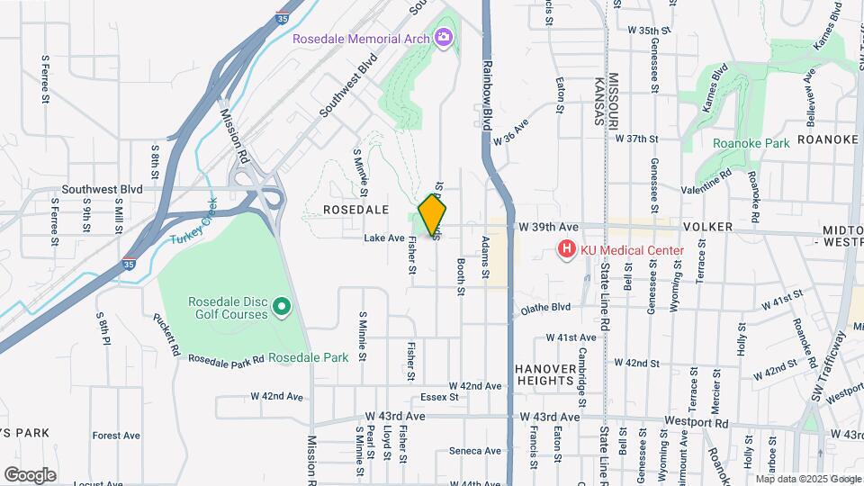 3904 Springfield St Map and Location Details