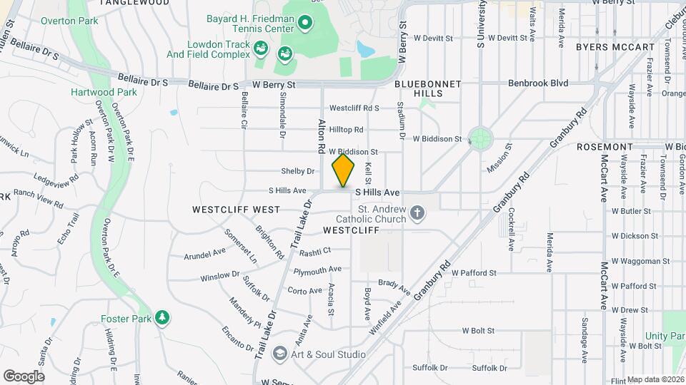 3521 South Hills Ave, Unit 3521 Map and Location Details