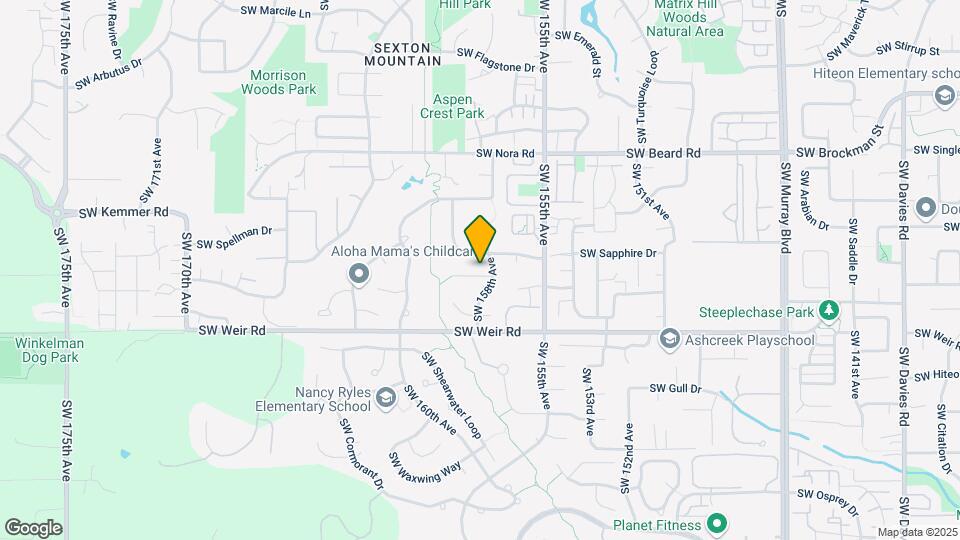 15825 SW Caldera Ct Map and Location Details