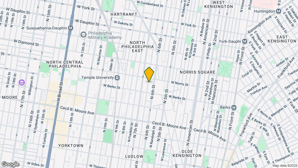 1941 N Marshall St, Unit 5 Map and Location Details