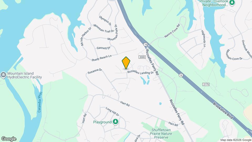 2723 Rozzelles Landing Dr Map and Location Details