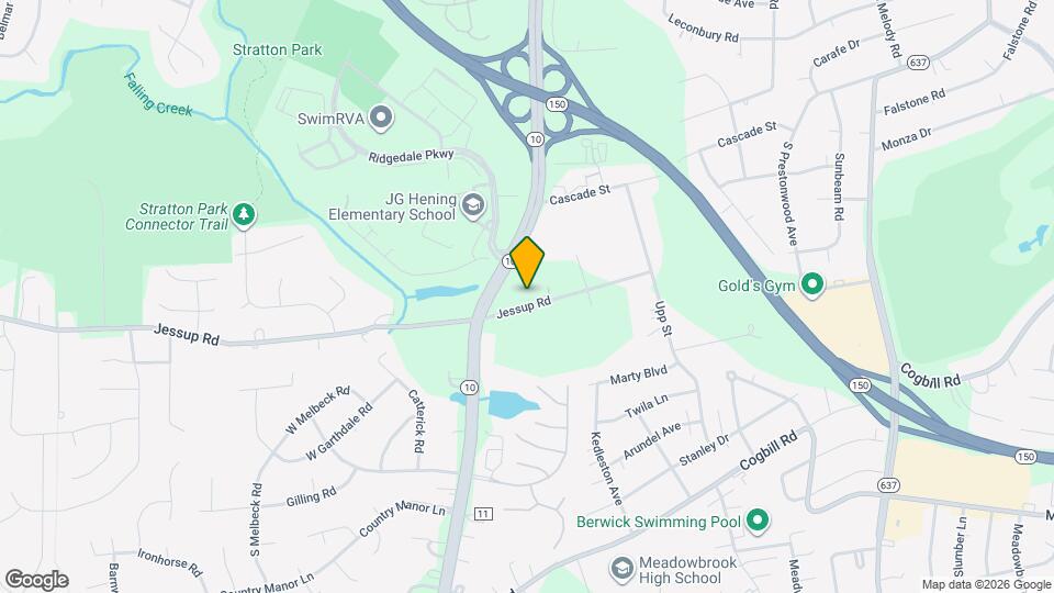 5000 Jessup Rd Map and Location Details