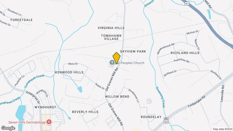 735 Old Graves Mill Rd Map and Location Details